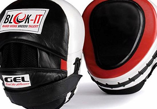 Blok-IT GEL Focus Mitts : By BLOK-IT --- [Focus Pads, Punch Mitts, Boxing Pads, Focus Gloves, Hook & Jab